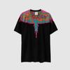 MB Gradient Wings T Shirt Men Women Loose Casual Short Sleeve Tee