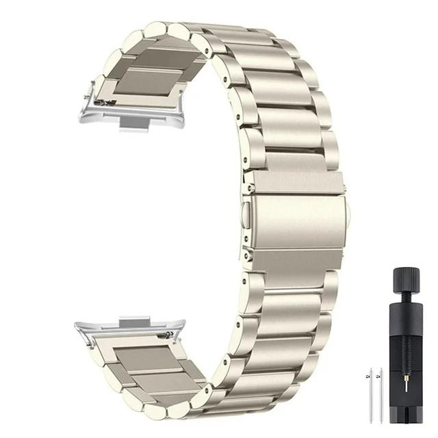 Metal Strap for Redmi Watch 5/Redmi Watch 4 Adjustable Stainless steel Bracelet for Xiaomi Mi Band 9 Pro/Mi Band 8 Pro Wristband
