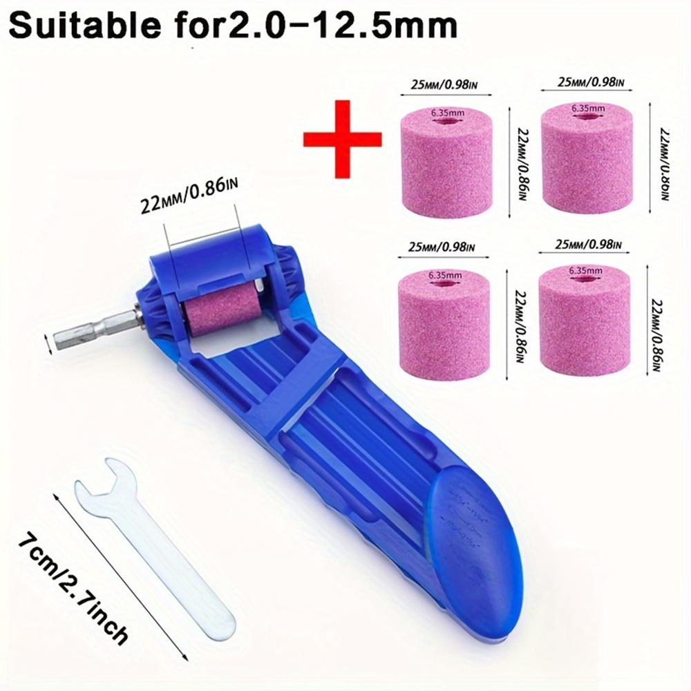 1 Set Portable Drill Bit Sharpener With Grinding Wheel For Quick And Easy Sharpening Of Nail Drill Bits, Sharp And Ready