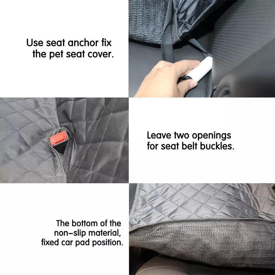 Waterproof Pet Car Seat Cushion - Anti-Dirty Pad for Dogs & Cats