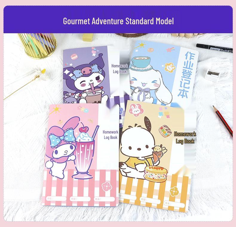 Elementary Homework Notebook for Grades 1-5: Cute Design for Girls