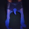 Sexy Men 2 In 1 Lace Underwear Stocking Plus Size U Convex Pouch Stockings Cockring Open Close Sleeve Gloosy Shiny Sexy Tight 16