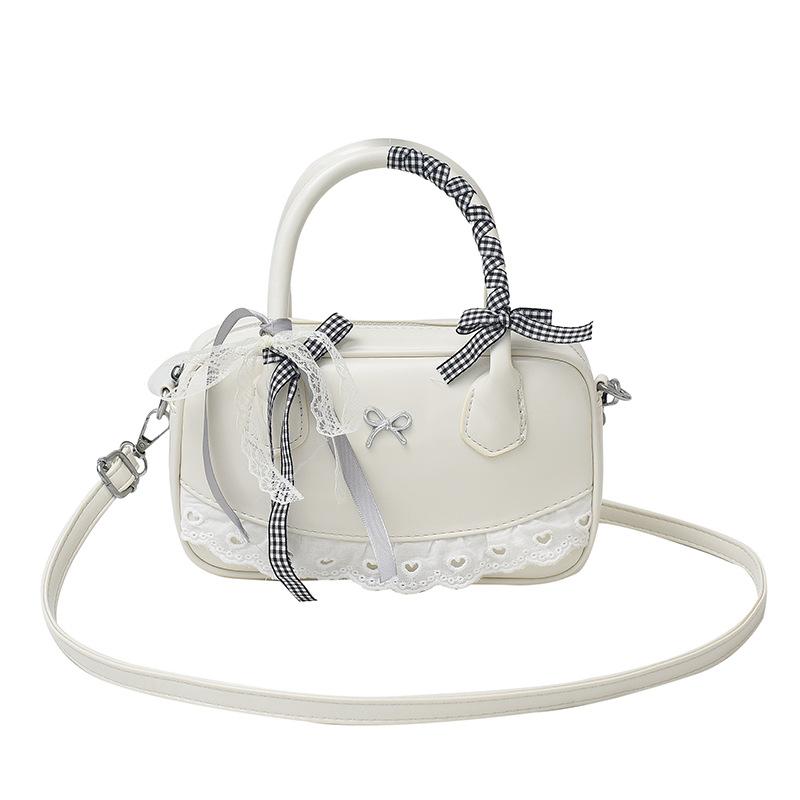 Simple Hand-carried Bowling Bag Women's 2025 New Fashion Shoulder Bag Casual Messenger Bag