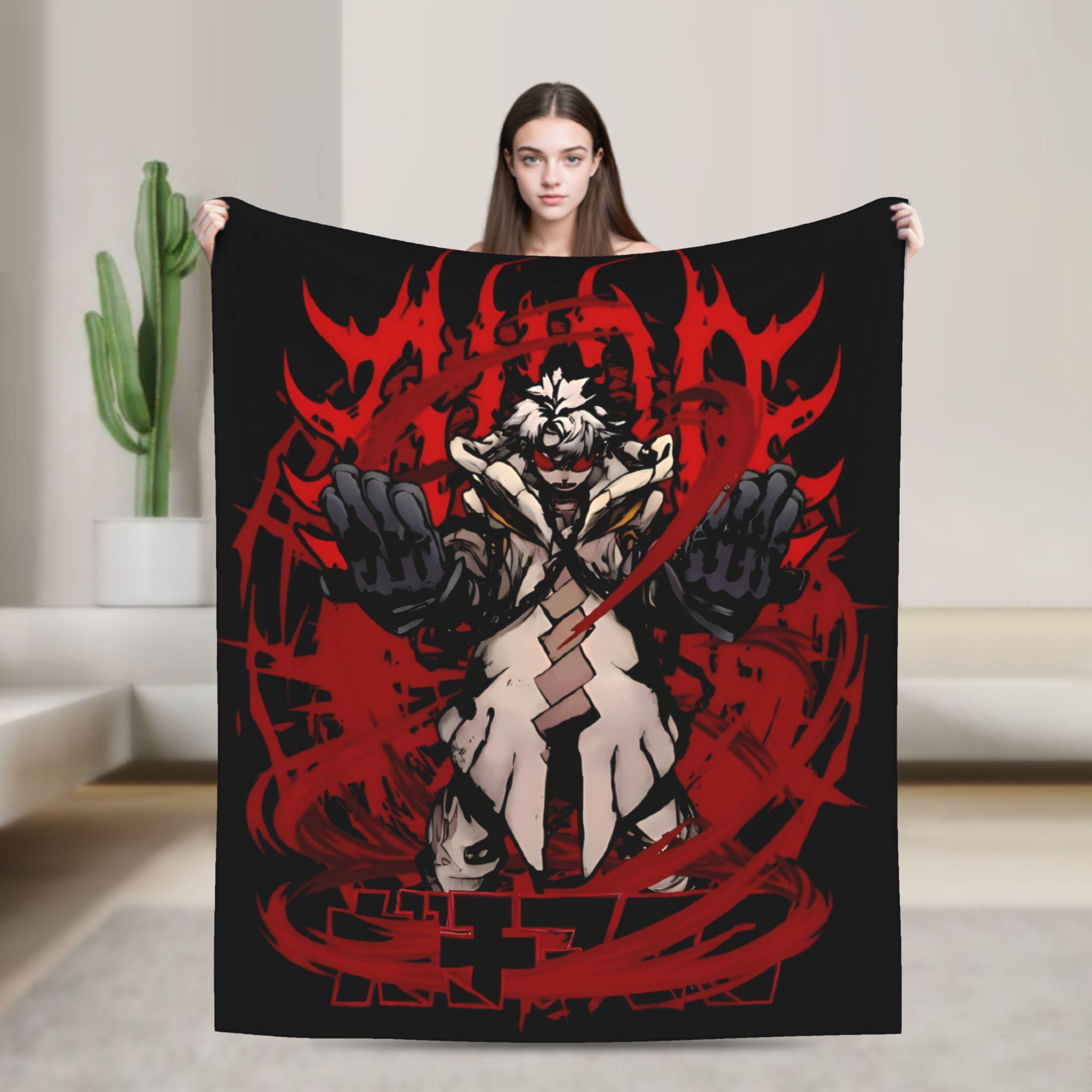 Rudo Surebrec Gachiakuta Anime Blanket  Flannel Novelty Warm Throw Blanket for Bedspread Autumn/Winter 75x90cm