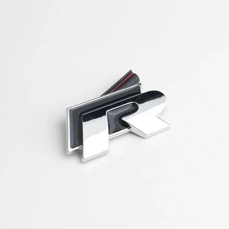 YKPSC1 VW 2026 Hot 3D Car Badge Decal Grill Side Rear Trunk Emblem Sticker for Volkswagen Rline R Logo Polo Passat B5 B6 B7 Golf Jetta