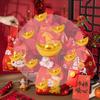 2026 Horse Year Cartoon Mascot Pony Knitted Gift Bag Handheld Candy Bag Knot Wrist Bag Cute Tote Bag Reusable Shopping Bags