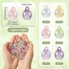 Cheriswelry 36Pcs Disco Ball Acrylic Pendants Transparent Faceted Ball Charm Ornament 21mm 6 Colors for Earring Bracelet Hair Accessory Jewelry