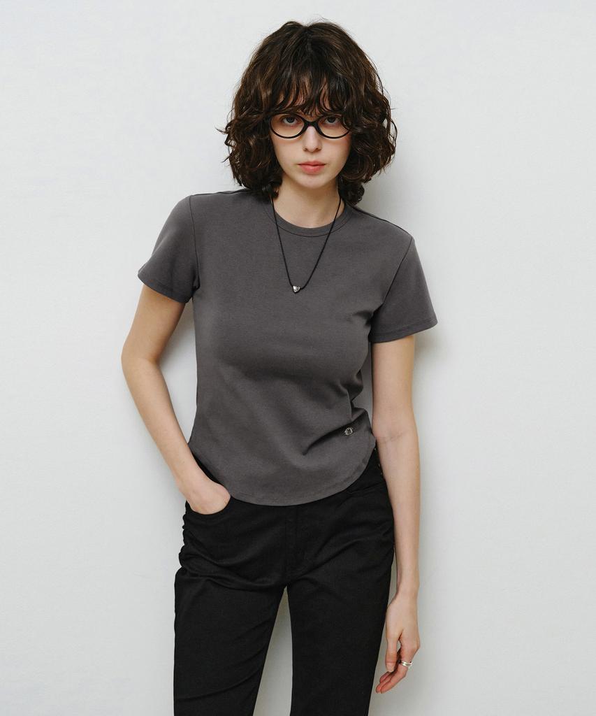 MONGDOL Essential Round Neck Short Sleeve T-Shirt Mdts073_10 Colors