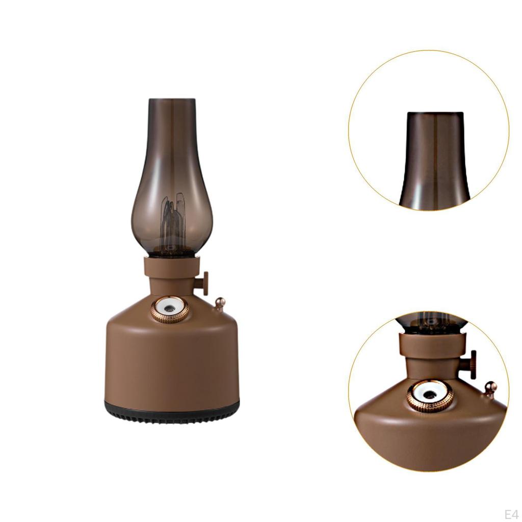 Vintage Oil Lamp Humidifier Retro Classic Night Light for Bedroom Home