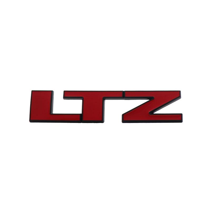 

chrome LTZ LSX for Tahoe Suburban Silverado Avalanche sierra Emblem Badge Sticker metal-black-red