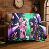 funny Splatoon 3 Cartoon Game Flannel Blanket Soft Warm Throw Blanket for Bedroom Living Room Bed Travel Camping Picnic Gift