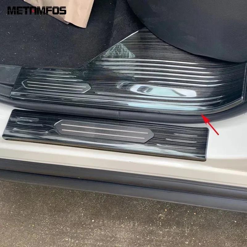 For Nissan X-trail Xtrail Rogue T33 -2024 2025 2026 Interior Door Sill Scuff Plate Entry Guard Welcome Pedal Accessories