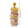 Scrunchie-Halter, Holz-Haaraccessoire-Organizer, Desktop-Display-Ständer Gelber Ball Packung mit 1