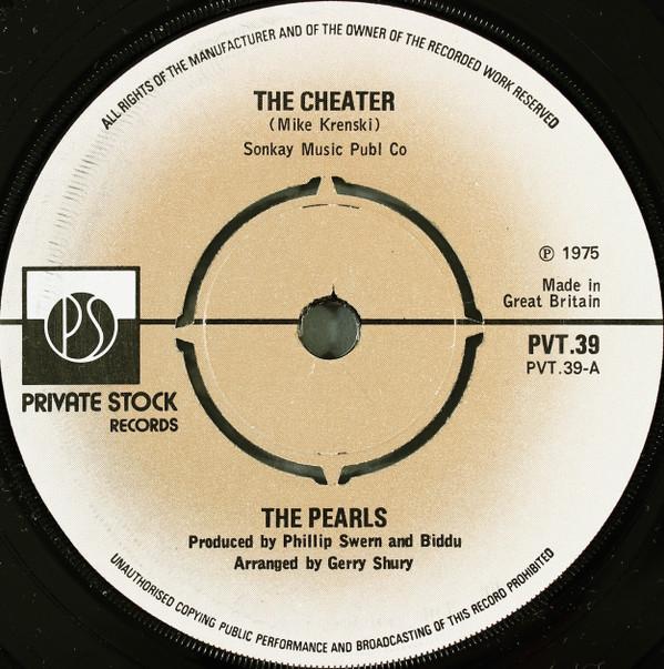 

7inch Record PEARLS The Cheater PVT39 Private Stock 1975 UK SoulFunk Used