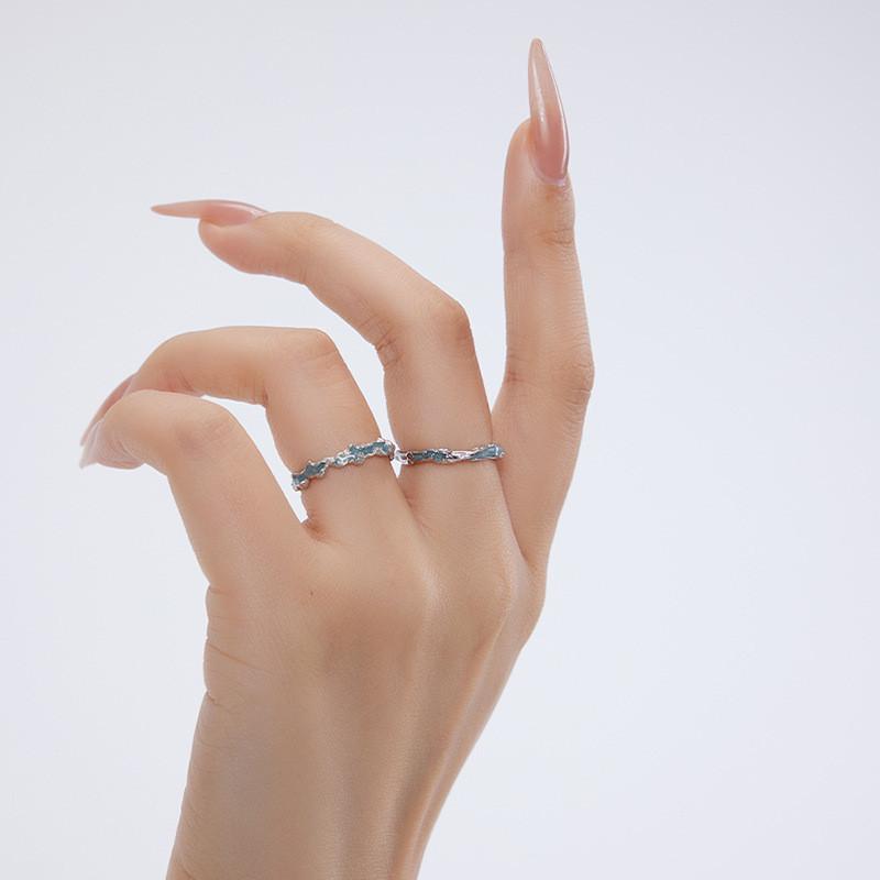 Modern Copper Adjustable Ring For Women Chic Geometric Style Ideal For Fashion Enthusiasts