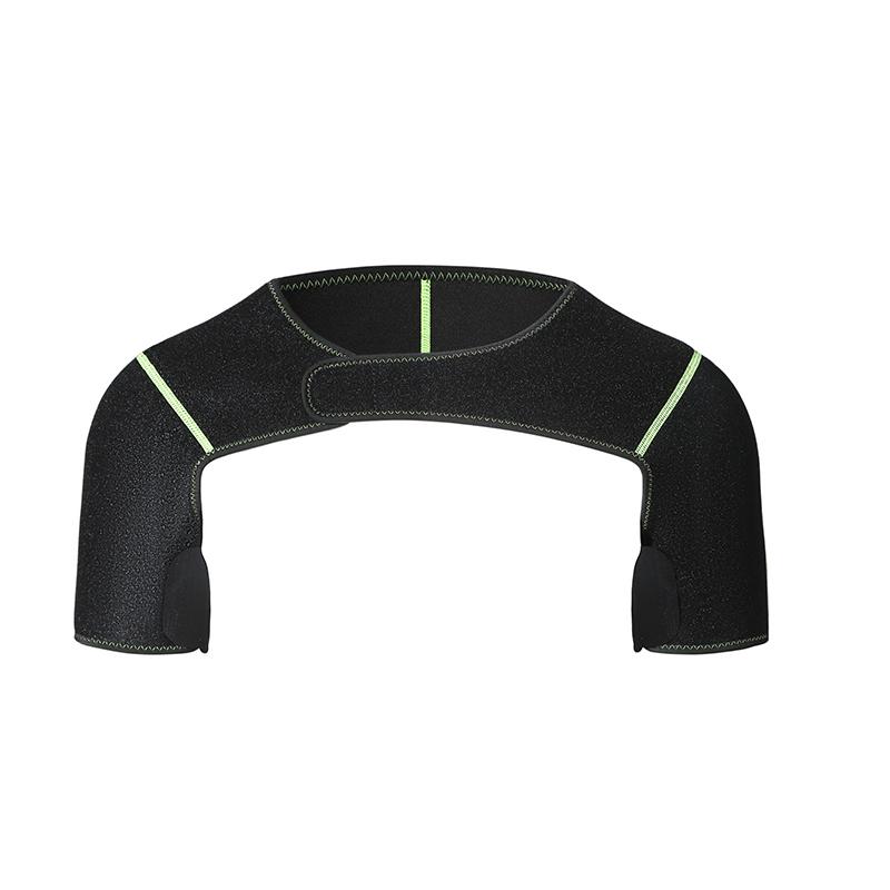 Adjustable Neoprene Compression Double Shoulder Support Brace Medical Custom Logo Breathable Shoulder Corrector чёрный