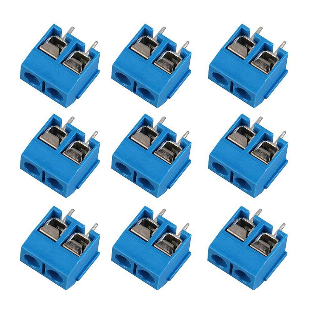 Easy Use 120Pcs 5Mm Pitch 2 Pin & 3 Pin PCB Mount Screw Terminal Block Connector For Arduino (100 X 2 Pin, 20 X 3 Pin)