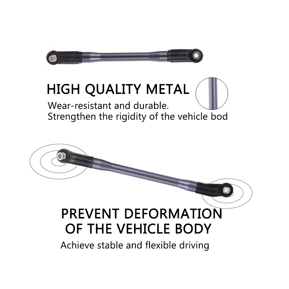 

10pcs Metal Link WCelsius Plastic Rod Ends for SCX10 II 90046 90047 RC Crawler Car