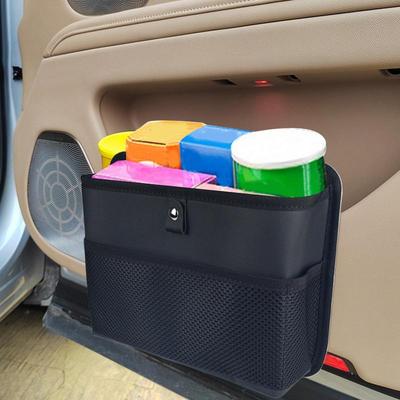 Organizér na zadní sedadla do auta Organizér na zadní sedadla z PU kůže a úložný prostor Odpadkový koš do auta Koš do auta Organizér na dveře auta do auta