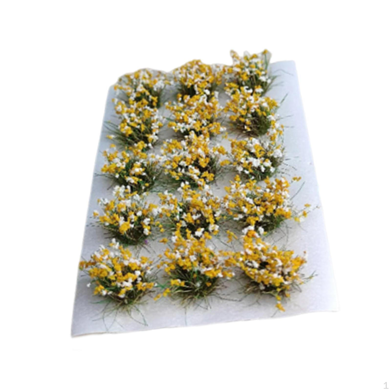 

Artificial Grass Clusters for Model Terrain Decoration Yellow