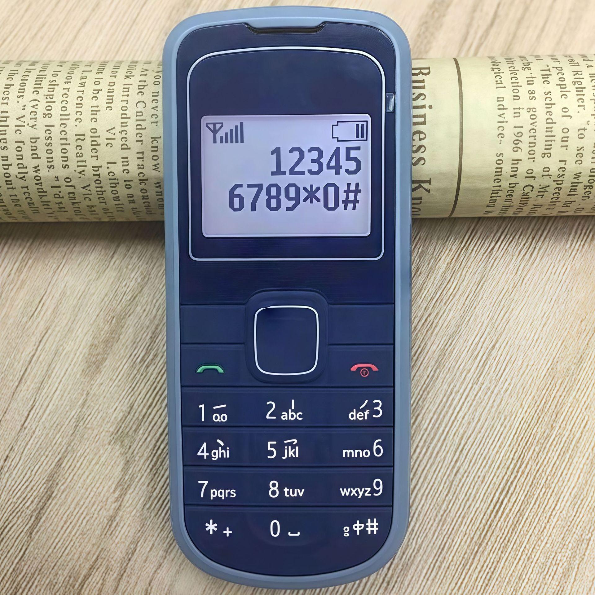 

Не-смартфон Кнопочный Прямой Пожилой Функция Фонарик 2G Кнопочный Мобильный телефон