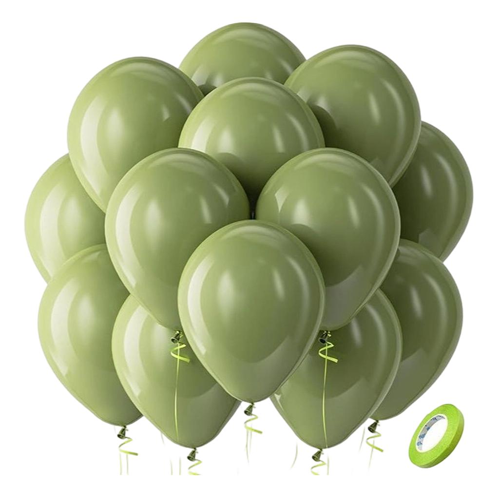 Latex Balloons, 100 Balloons Per Pack, 12-inch Round Helium Balloons, Brightly Colored, Suitable For Birthday And Party Decorations.(Sending Ribbons)