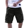 Men's Summer Multi-Pocket Cargo Shorts Men's Casual Fashion Color Loose Cargo Shorts