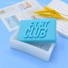 2025 Fight Club Jabón Molde de Silicona Rectángulo Bomba de Baño Barra de Loción Suministros para Hacer Molde Jabón Molde Jabón Accesorios para Moldes de Pastel