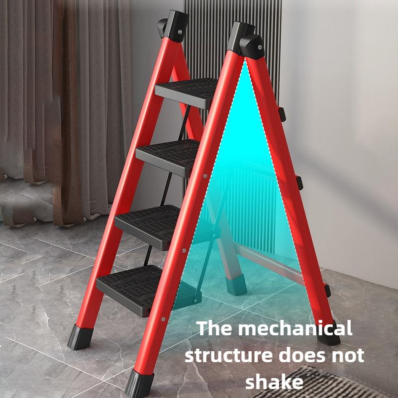 Household Folding Ladder Portable Multi-purpose Ladder 3/4/5 Steps Heavy Duty Flowers Racks Herringbone Ladders Staircase Step