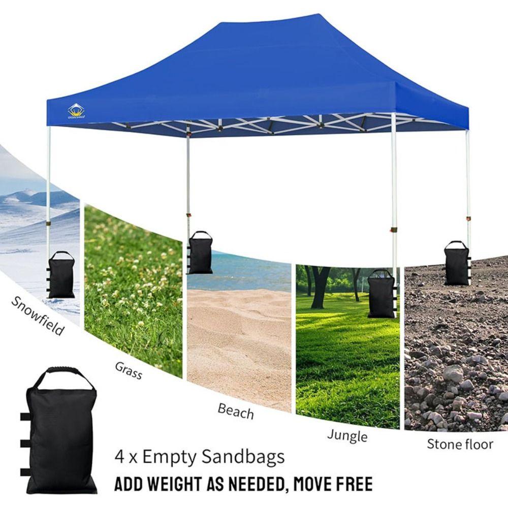 Wind Resistance Sand Bags Oxford Fabric Tent Weights Portable Canopy Anchor  Carport