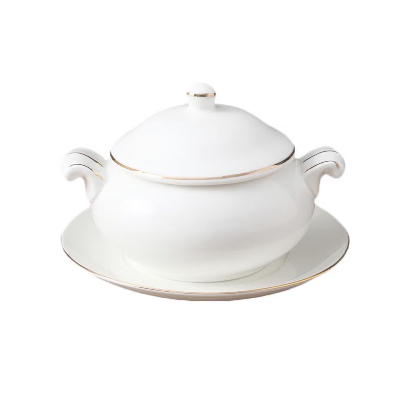 Керамическая кастрюля Homeglen для тушения с крышкой