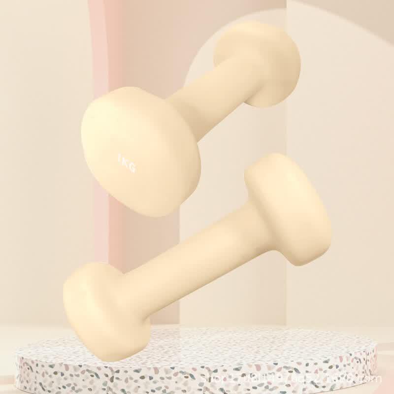 Yuejihhu Dip-Coated Cast Iron Dumbbell