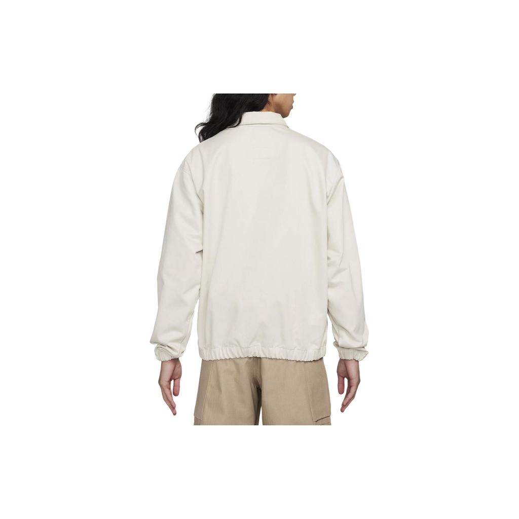 Nike Solid Color Zip-Up Casual Jacket Men Outerwear Light-Orewood-Brown FN3231-104