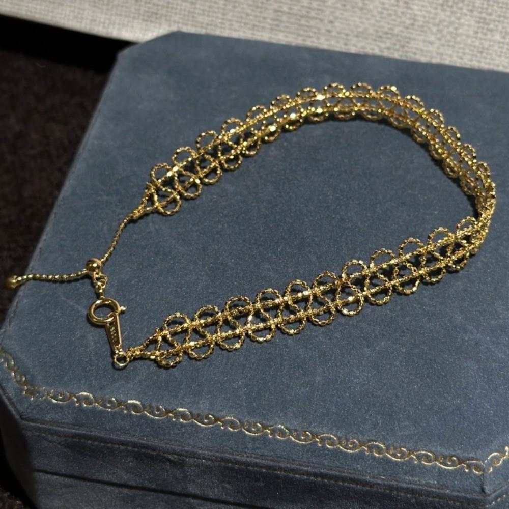 Elegant Metal Lace Bracelet Exquisite Metal Jewelry Creative Fashion Bracelet Fashion Jewelry