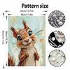 Pearl Painting Kit DIY Cute Squirrel Animal Wall Art Home Decoration Painting