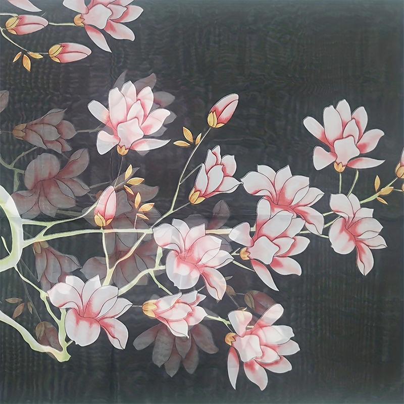 Luxury Fashion Floral Print Chiffon Silk Scarf Female Spring And Summer Sunscreen Women Shawl Ventilate Wrap Scarves