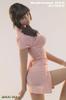 Scale Figure for TBLeague Beautiful Sexy Pink Short Mini Dress with Cheongsam and Underwear Set and Shoes Not [TOYBARJAPAN] 1/6 Body, JO23X-03B,
