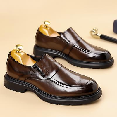 Herren Flats Freizeitschuhe Business Offiziell Slipper Mokassins Slip-on Atmungsaktives Schuhwerk Männlich Fahren Gehen Rutschfest Weiche Schuhe