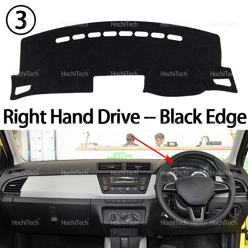 

Dashboard Cover Protective Pad Dash Board Sunshade Carpet Anti-UV Dashmat for Skoda Fabia 3 NJ 2015 2016 2017 2018 2019 2020 MK3