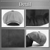 Newsboy brodată cu UV Cold CAP586 [Buzz Selection] Pălărie, Pălărie, Logo, Litere, Elegant, Protecție, Protecție, Bărbați, Femei, (Negru)