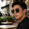 Square Metal Frameless Design Sunglasses for Men and Women Fashion Trendy Outdoor Sunscreen Sunshade Glasses