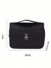 1pc Travel Toiletry Bag, Portable Cosmetic Wall Hanging Makeup Storage Bag For Shower Room Accessories