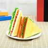 Realistic Hamburger Artificial Dessert Toy Food Cake Decorations for Hamburger