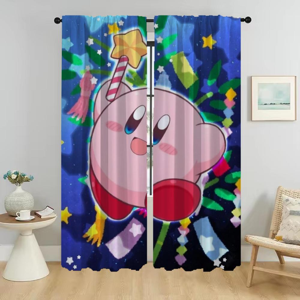 

Kirbyes Curtains for Bedroom Elegant Room Curtains 2 Pieces Living Room Curtain Partition Shades Halloween Decoration Kitchen W50xH70cmx2pcs-CL