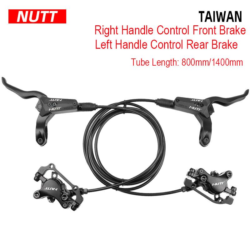 NUTT 800/1400mm Bicicletă MTB frână Hidraulică Disc frână bicicletă clemă ghidon 22.2MM Ghidon Rotor 160mm Set frână față și spate