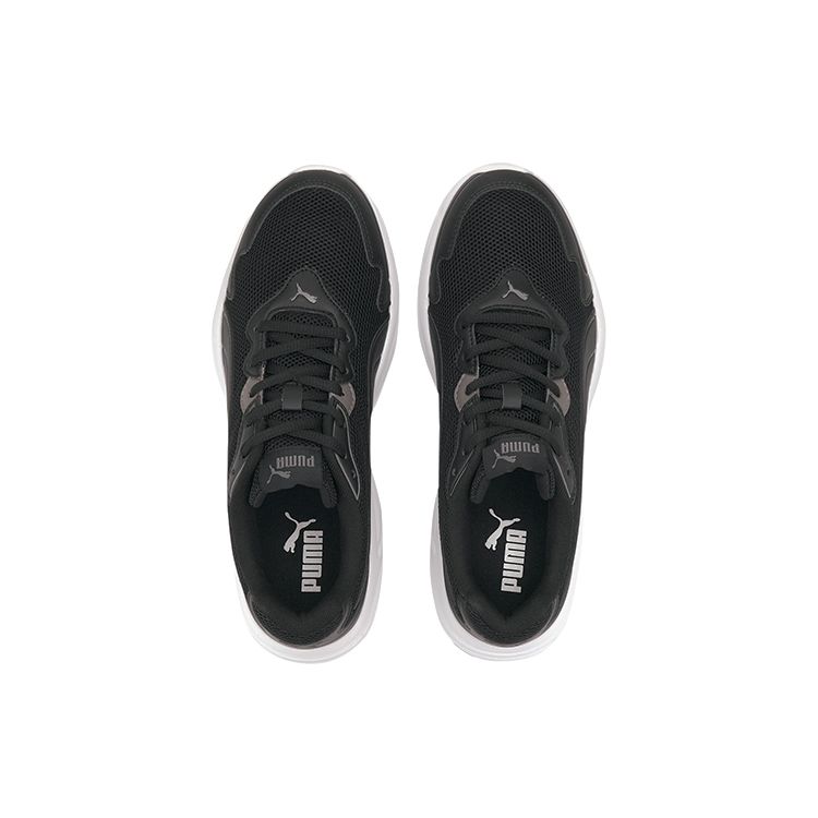 Puma 90s Runner Nu Wave Unisex Black Mid Top Running Shoes 373017-01