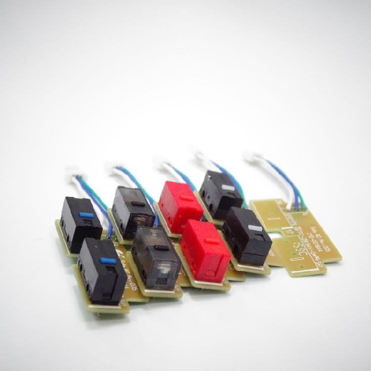 1 Set Gaming-Maus-Baugruppe Mikroschalter Mäuse Seitenknopfplatine für G304