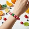 Resin Summer Dopamine Wrist Jewelry Cartoon Y2K Beaded Bracelet  Y2K Fashion Girls