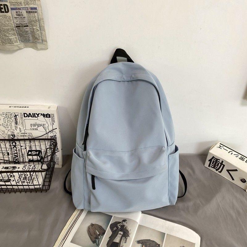 Women's Japanese Style Canvas College Backpack - Casual & Spacious