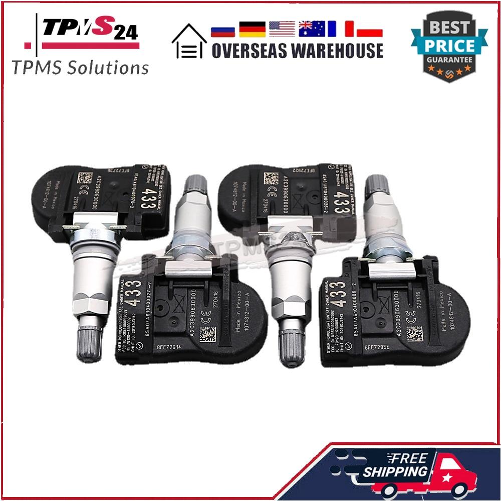 4X Für Tesla Model 3 Model S Model X 433MHz TPMS SENSOR REIFENLUFTDRUCKSENSOR 1074812-00-A 1074812-00-B 1034602-00-C